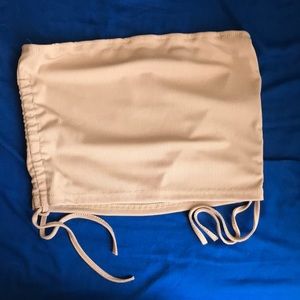 Crop top, cream color, size small